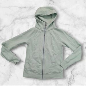 Lululemon Size 8 Mint Green Full Zip Scuba